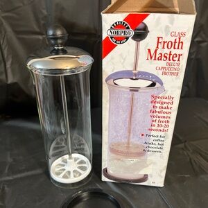 Norpro Glass Froth Master Deluxe Cappuccino Frother - (CH13)